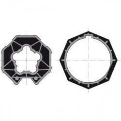 Roue + couronne lt60 -...