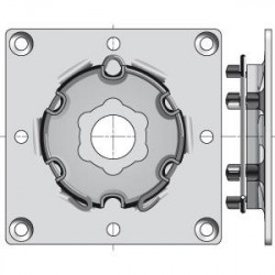Plaque support a visser...