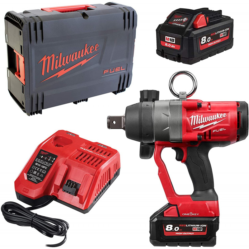 Milwaukee M18 FUEL Clé à chocs compacte 3/8 avec kit d'anneau de