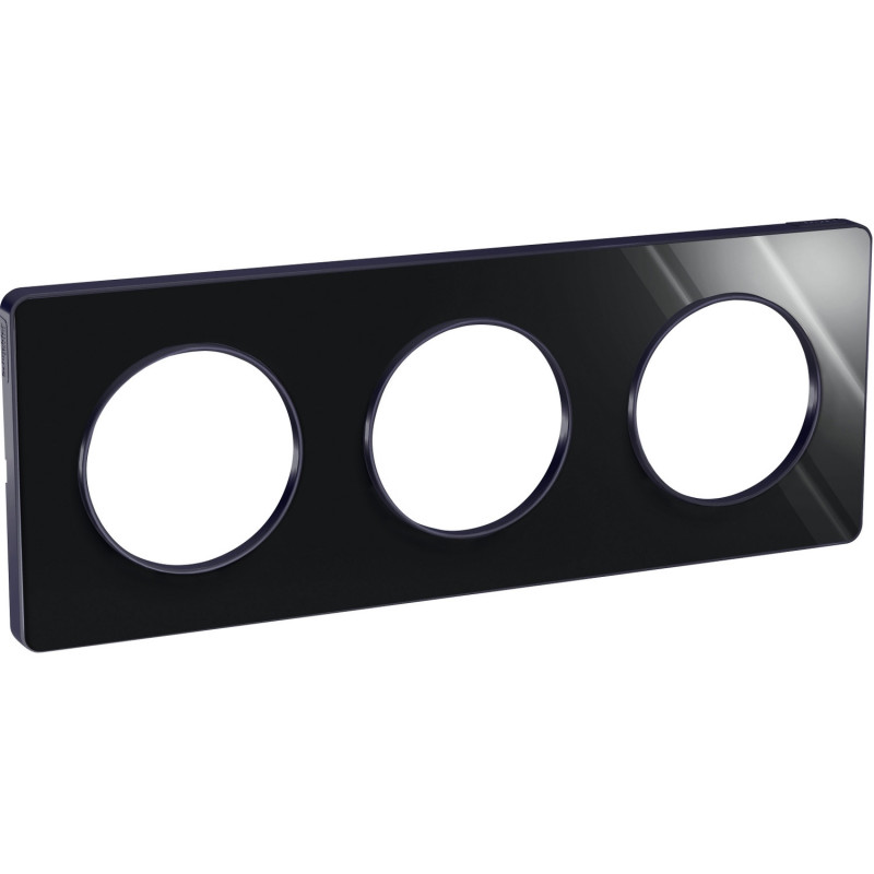 Odace Touch, Plaque Anthracite 2 Postes Horiz. Ou Vert. Entraxe 71mm S540804 3606480707490 - View #2