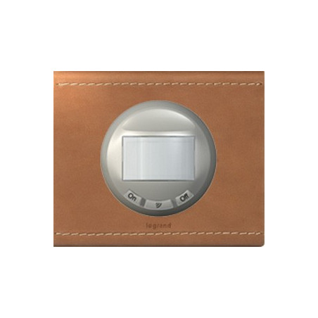 Cuir camel - Interrupteur automatique avec fonction marche/arret sans neutre 400W Cuir camel - Interrupteur automatique avec fonction marche/arret sans neutre 400W