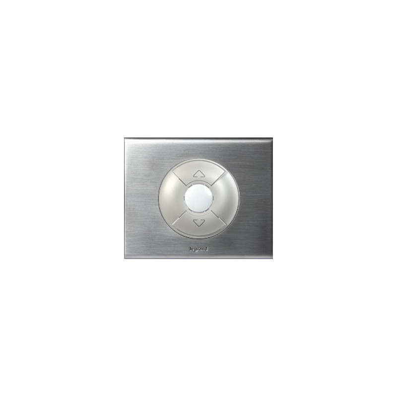 Inox brosse - Interrupteur volets/stores