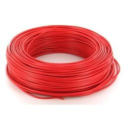 Bobine de Câble H07VU 2,5 mm² - 100 m - Rouge