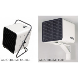 AEROTHERME MOBILE/FIXE + FIXATION 4500/3000W