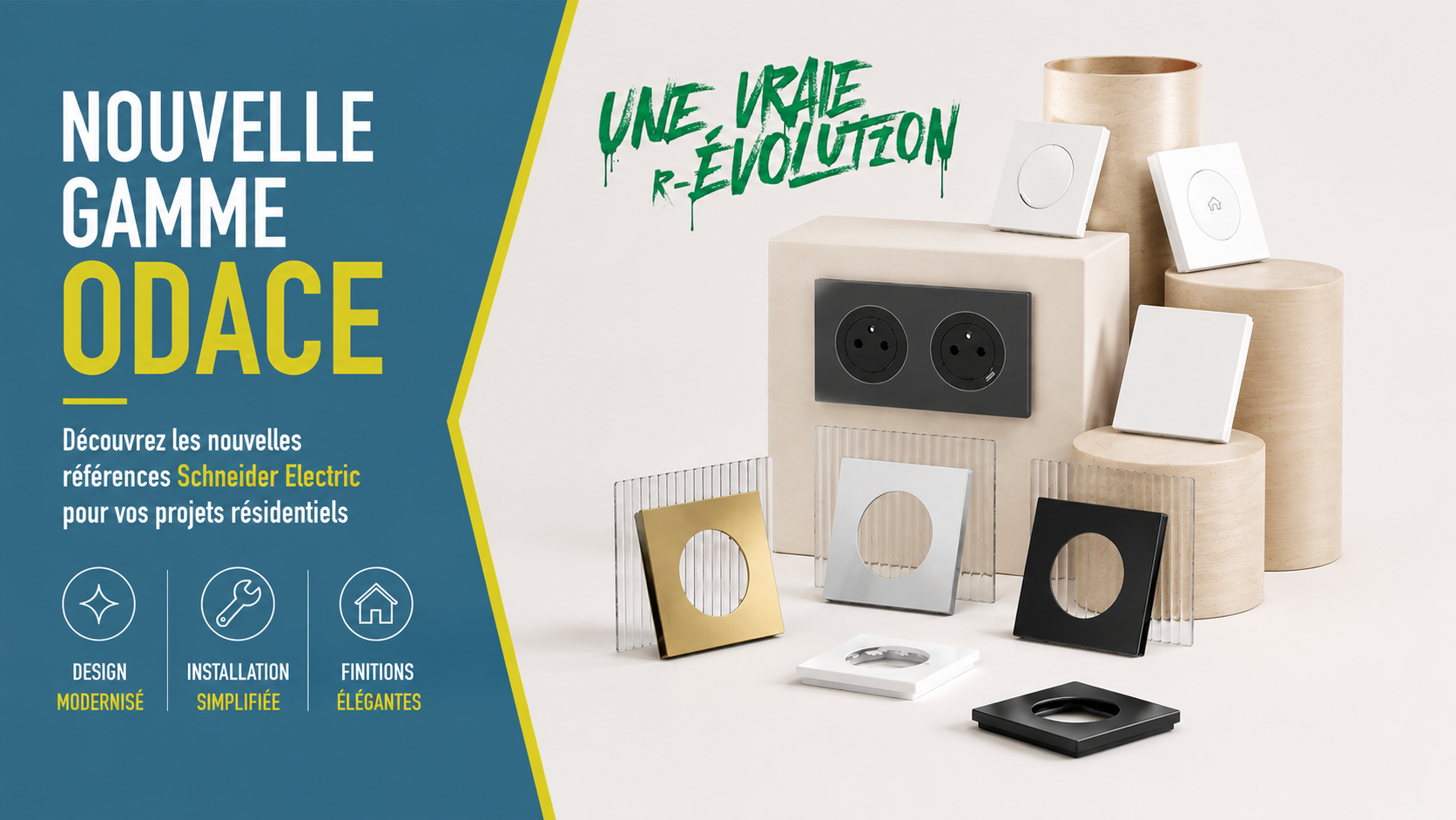 You are currently viewing Schneider Odace : la nouvelle gamme « révolutionnairement mieux »