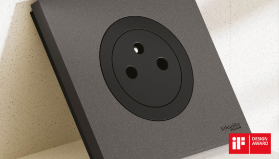 Nouvelle Gamme Prise Gris Noir Schneider IF Design Award