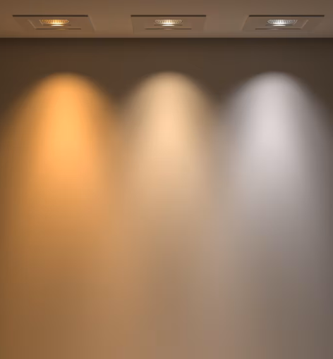 exemple spots led 2700K 3600K 4500K
éclairage led