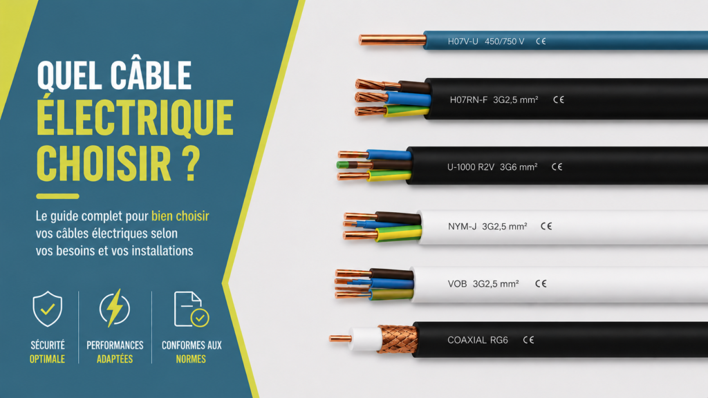 Lire la suite à propos de l’article Quel câble électrique choisir pour son installation ? (Guide complet)