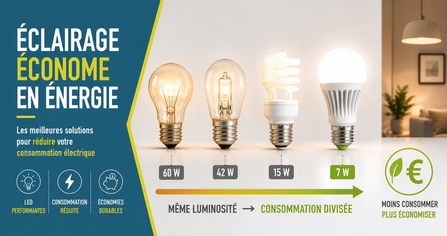 You are currently viewing Comment concevoir un éclairage économe et efficace