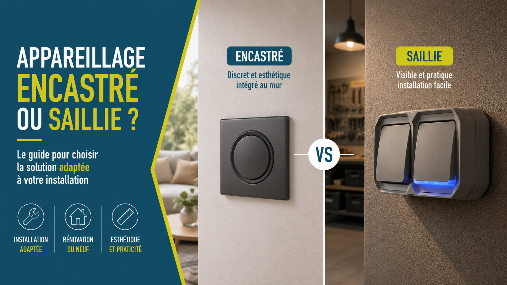 You are currently viewing Appareillage encastré ou en saillie : que choisir ?