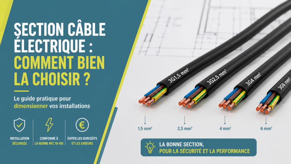 Lire la suite à propos de l’article Quelle section de câble électrique choisir ?