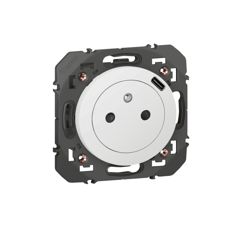 Prise 2P+T & USB C Legrand